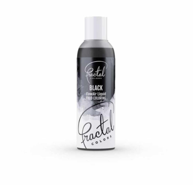 Fractal Colors Fractal Barva do airbrush - černá 100ml