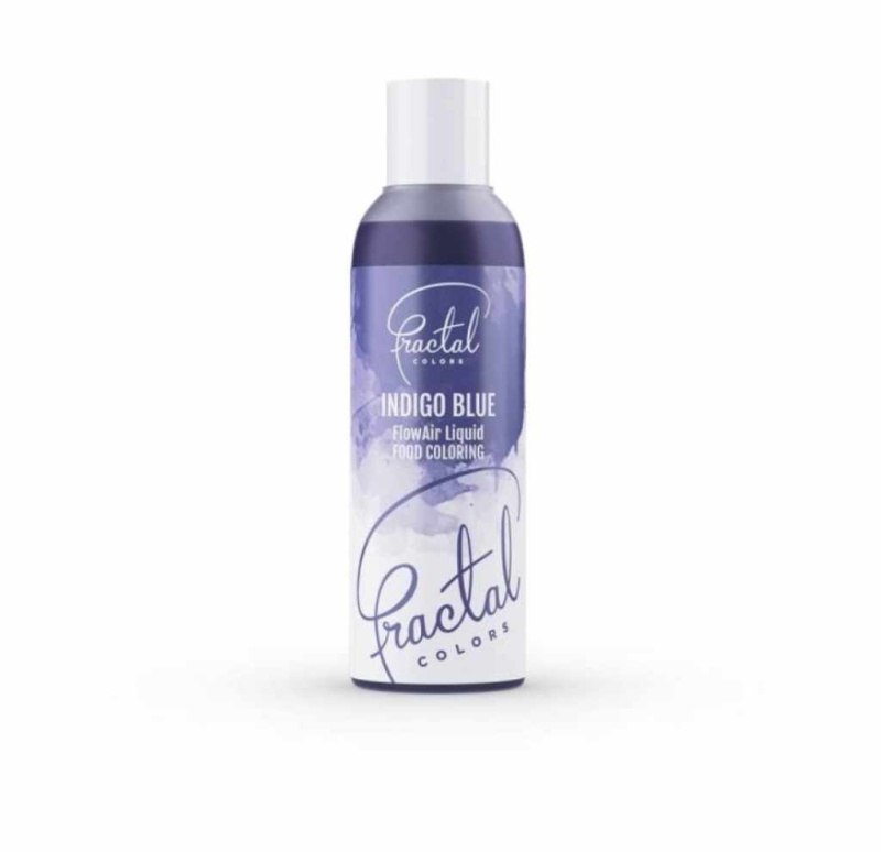 Fractal Colors Fractal Barva do airbrush - modrá indigo 100ml EXP 11/2025