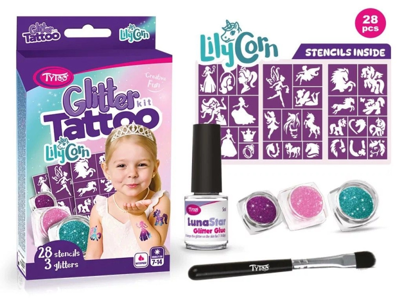 Tetování Glitter LilyCorn