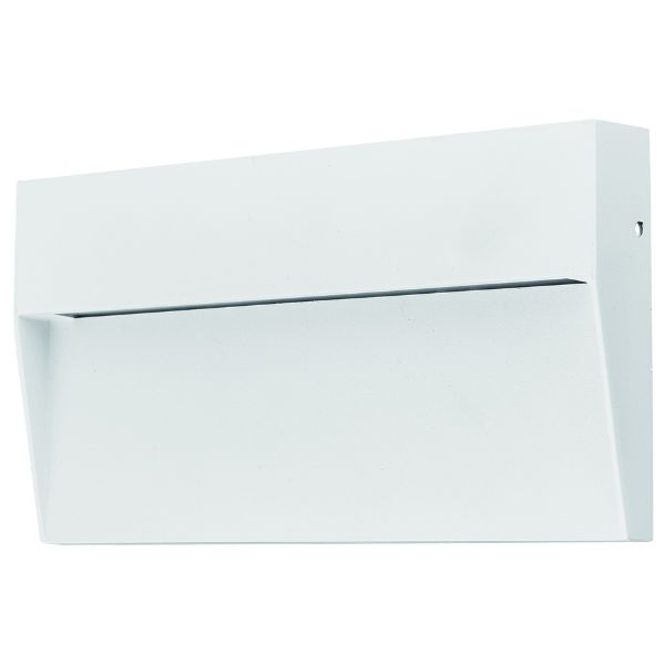 LED venkovní nástěnné svítidlo - osvětlení schodiště Kano 18cm, bílé, teplé světlo 6W