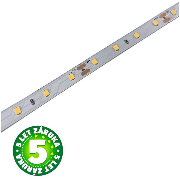 Prémiový LED pásek 64x2835 smd 8W/m, 1160lm/m, studená, délka 5m, 5 let záruka