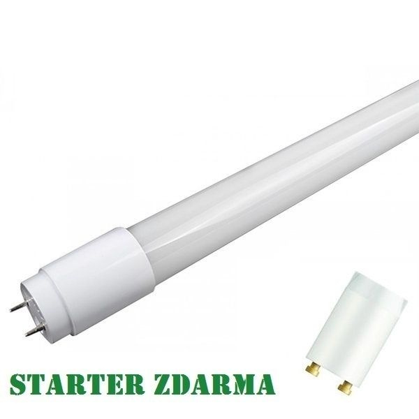 Prémiová skleněná LED zářivka T8 24W 2880lm 150cm, denní, STARTÉR ZDARMA, bulk
