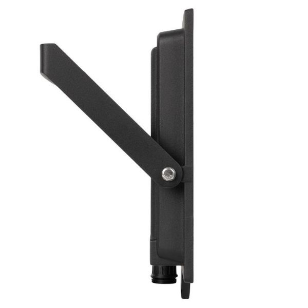 Prémiový ultratenký LED reflektor černý 100W 10000lm, studená, s čidlem pohybu, 3 roky