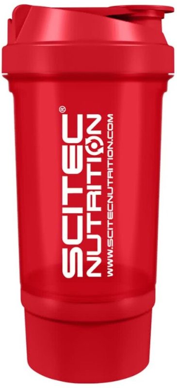 Scitec Nutrition Šejkr Traveller 500 ml, červená