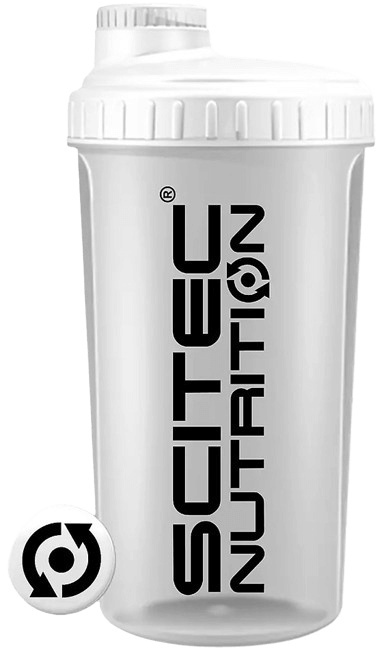 Scitec Nutrition Shaker, 700 ml Bílá