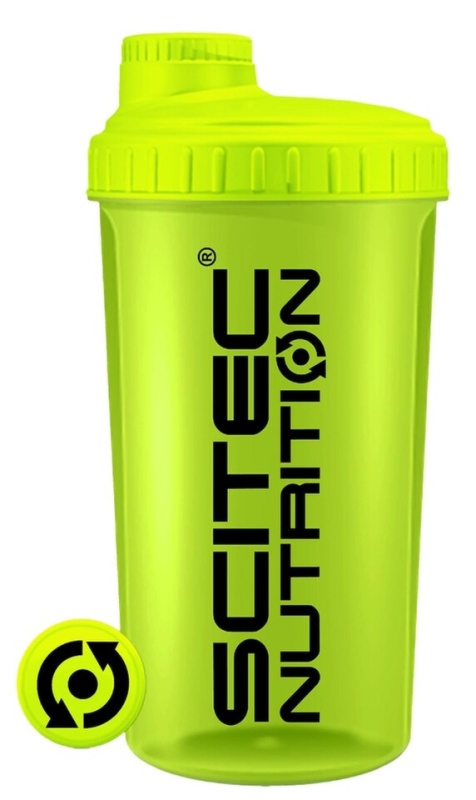 Scitec šejkr 700 ml - neonově žlutá