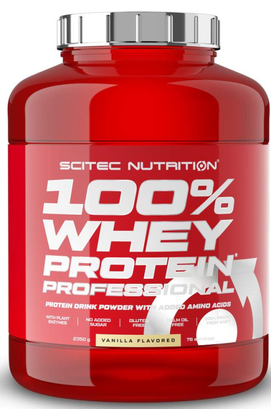 Scitec Nutrition 100% Whey Protein Professional 2350 g Příchuť: Vanilka
