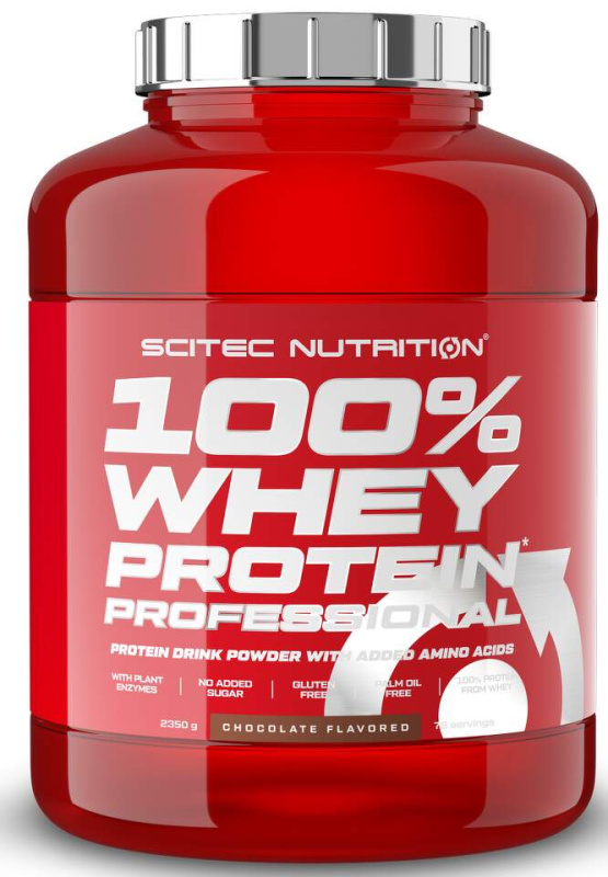 Scitec Nutrition 100% Whey Protein Professional 2350 g Příchuť: Čokoláda