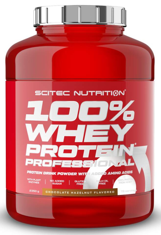 Scitec Nutrition 100% Whey Protein Professional 2350 g Příchuť: Čokoláda/Oříšek