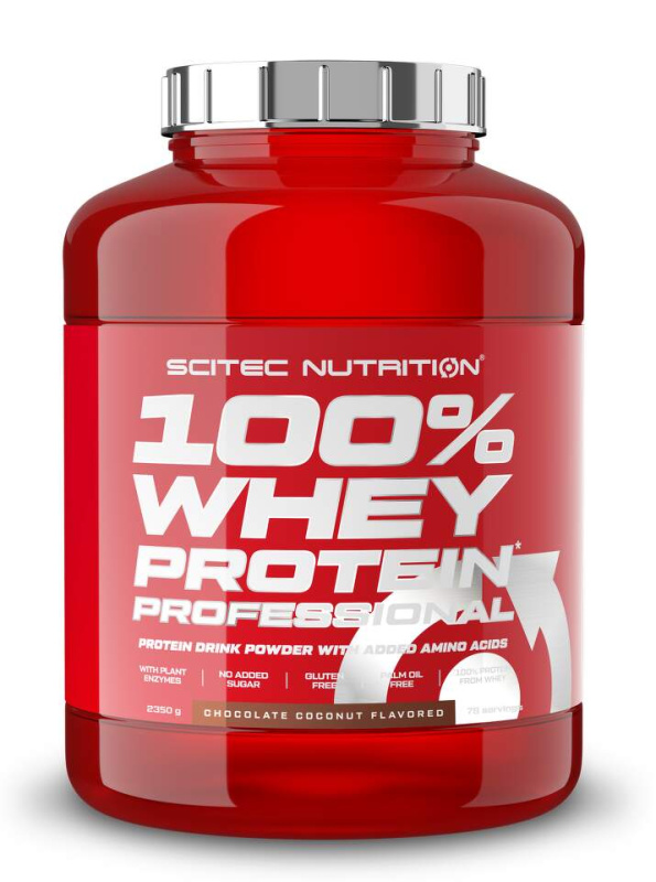 Scitec Nutrition 100% Whey Protein Professional 2350 g Příchuť: Čokoláda/Kokos