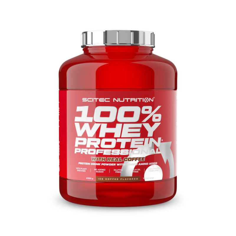 Scitec Nutrition 100% Whey Protein Professional 2350 g Příchuť: Ledová káva
