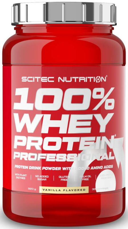 Scitec Nutrition Scitec 100% Whey Protein Professional 920 g - vanilka