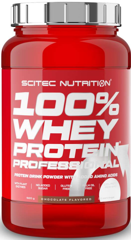 Scitec Nutrition Scitec 100% Whey Protein Professional 920 g - čokoláda