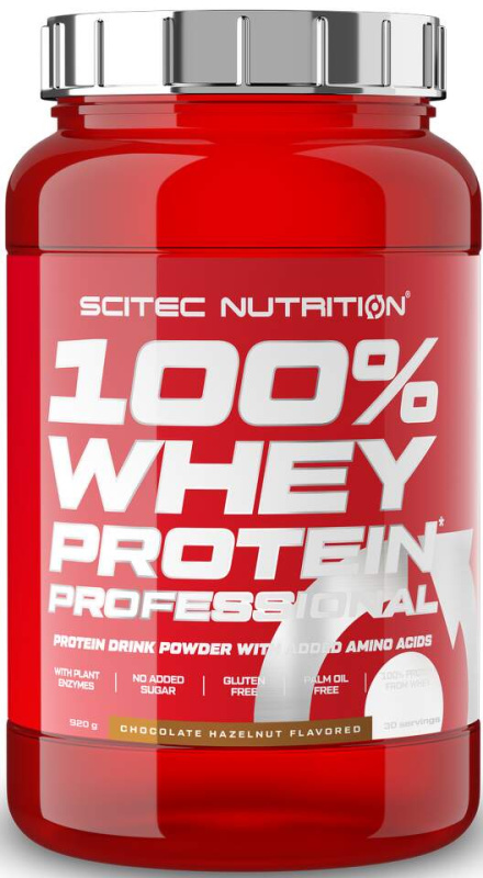Scitec Nutrition Scitec 100% Whey Protein Professional 920 g - čokoláda/ořech