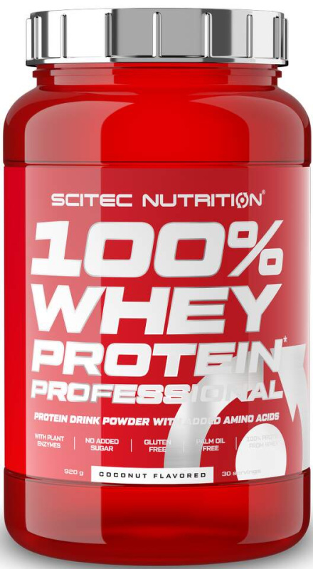 Scitec Nutrition Scitec 100% Whey Protein Professional 920 g - kokos