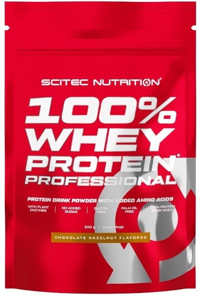 Scitec Nutrition 100% Whey Protein Professional, 500 g Příchuť: Čokoláda/Oříšek