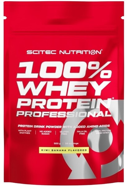 Scitec Nutrition Scitec 100% Whey Protein Professional 500 g - kiwi/banán