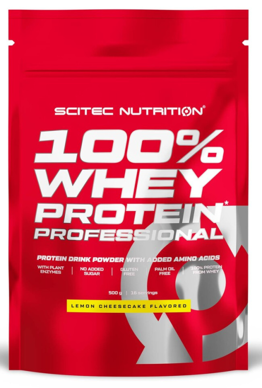 Scitec Nutrition 100% Whey Protein Professional, 500 g Příchuť: Citrónový cheesecake