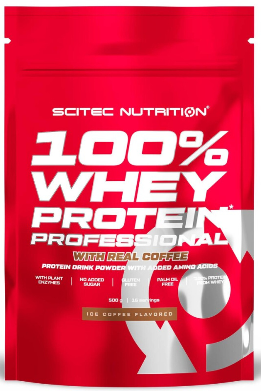 Scitec Nutrition 100% Whey Protein Professional, 500 g Příchuť: Ledová káva