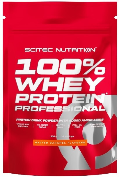 Scitec Nutrition 100% Whey Protein Professional, 500 g Příchuť: Salted Caramel