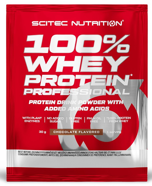 Scitec Nutrition 100% Whey Protein Professional, 30 g Příchuť: Čokoláda/Oříšek