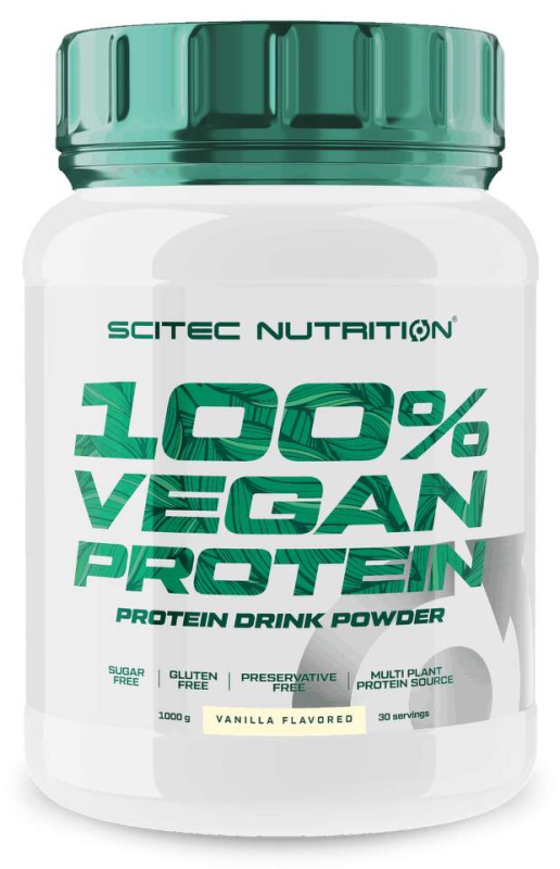 Scitec Nutrition Scitec 100% Vegan Protein 1000 g - vanilka