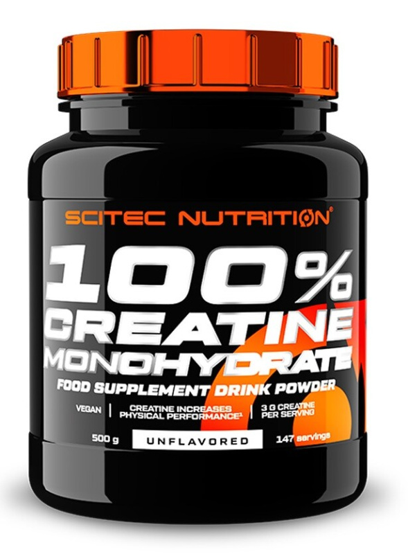Scitec 100% Creatine Monohydrate 500 g - neochucený