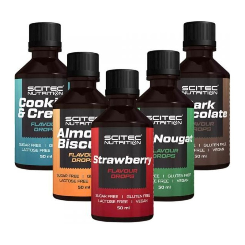 Scitec Nutrition Flavour Drops, 50 ml Příchuť: Hořká čokoláda