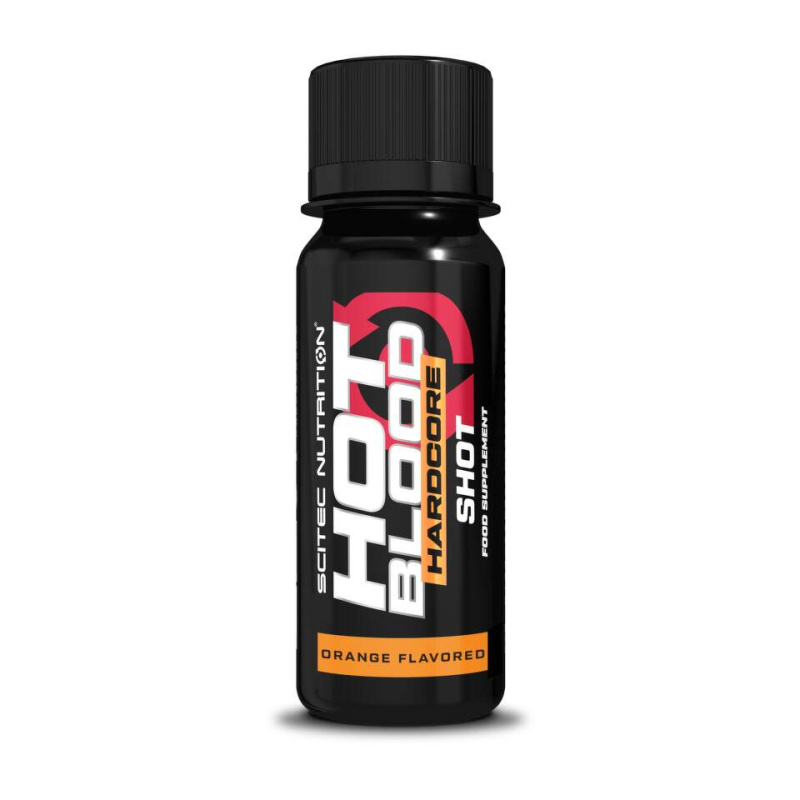 Scitec Hot Blood Hardcore Shot 60 ml - pomeranč