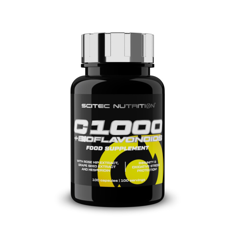 Scitec Nutrition Scitec Vitamin C-1000 + Bioflavonoids 100 kapslí
