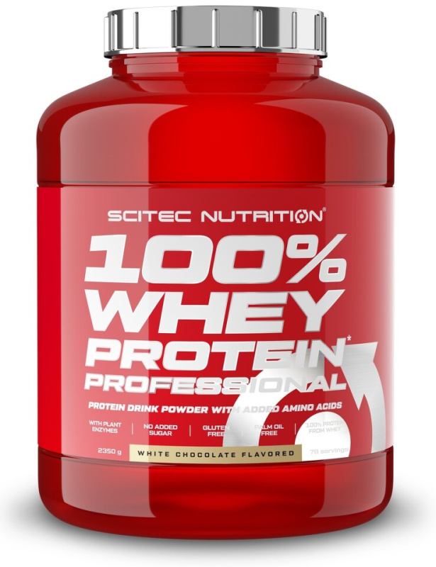 Scitec Nutrition 100% Whey Protein Professional 2350 g Příchuť: Bílá čokoláda