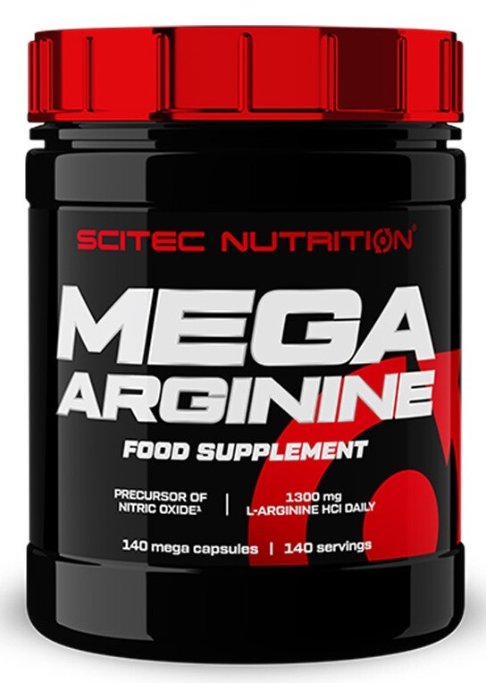 Scitec Nutrition Mega Arginine, 140 kapslí Balení: 140 kapslí