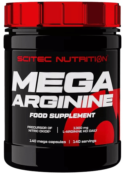 Scitec Nutrition Mega Arginine, 140 kapslí Balení: 140 kapslí