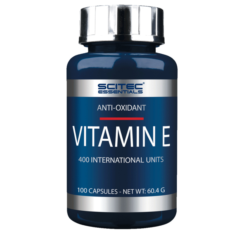 Scitec Nutrition Vitamín E, 100 kapslí