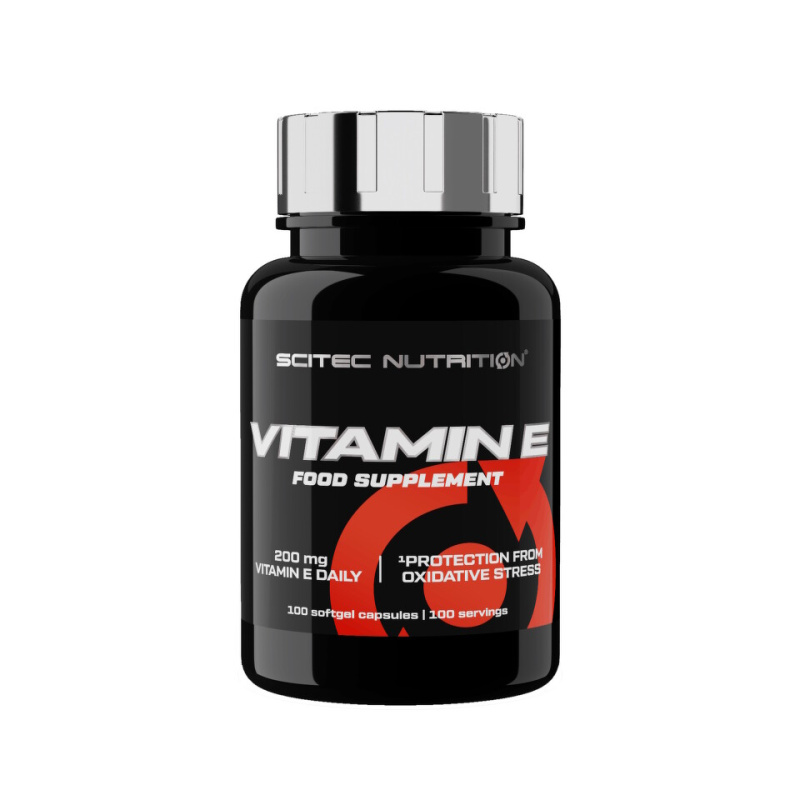 Scitec Nutrition Vitamín E, 100 kapslí