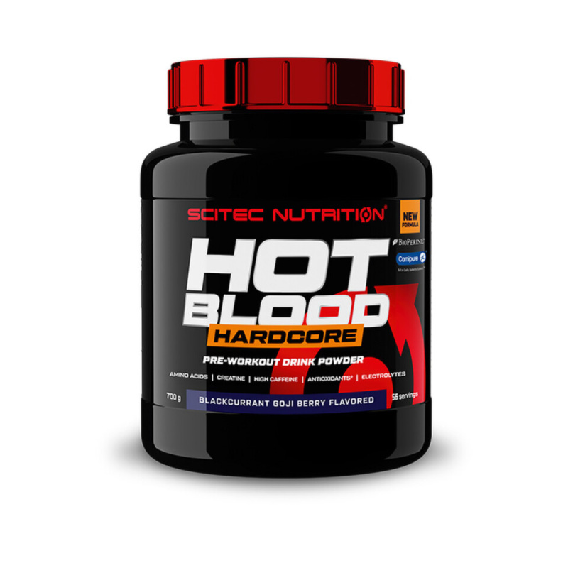 Scitec Nutrition Hot Blood Hardcore 700g - černý rybíz, goji