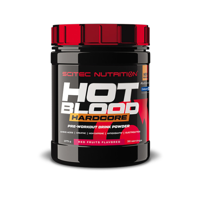 Scitec Nutrition Scitec Hot Blood Hardcore 375 g - red fruits