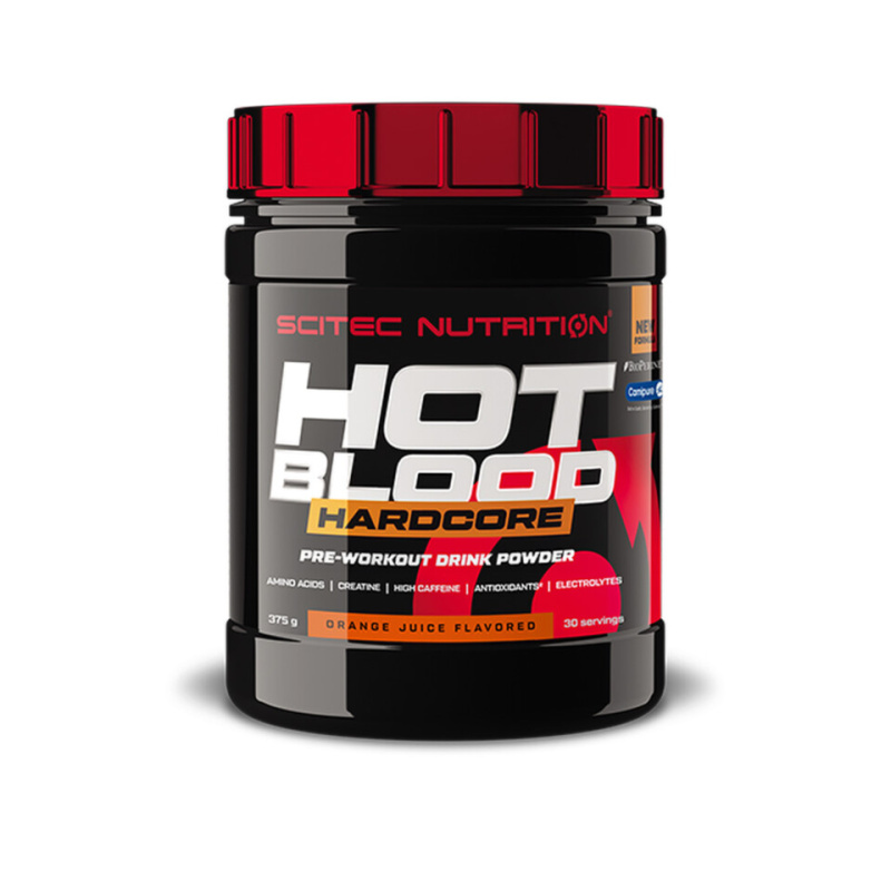 Scitec Nutrition Scitec Hot Blood Hardcore 375 g - pomerančový džus
