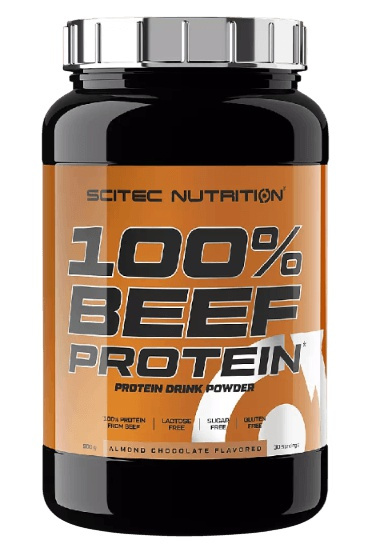 Scitec Nutrition 100% Beef Protein 900g - mandle, čokoláda