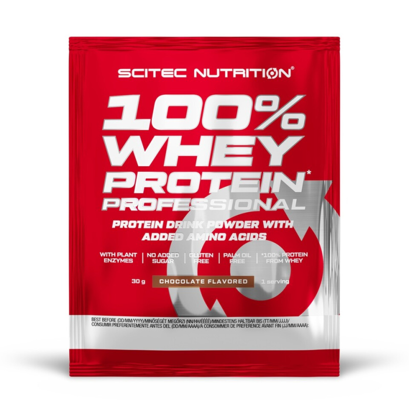 Scitec Nutrition 100% Whey Protein Professional, 30 g Příchuť: Pistácie/Bílá čokoláda