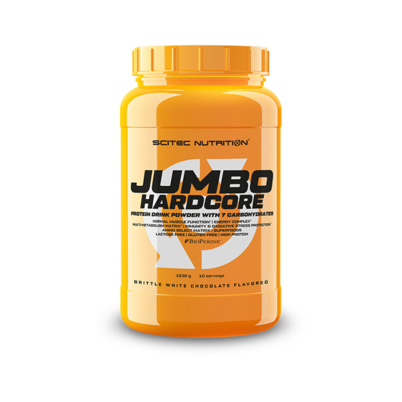 Scitec Nutrition Scitec Jumbo Hardcore 1530 g - bílá čokoláda
