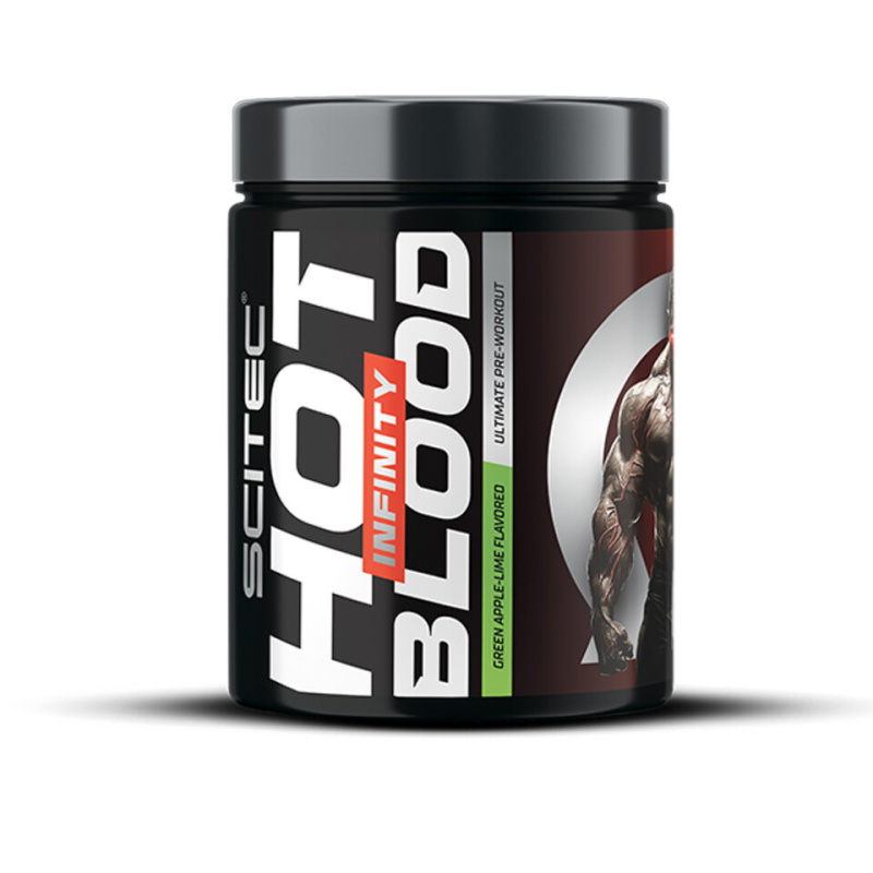 Scitec Hot Blood Infinity 350 g - jablko/limetka