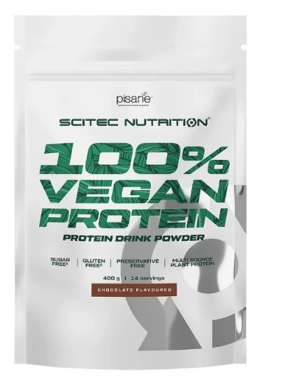 Scitec 100% Vegan Protein 400 g - čokoláda