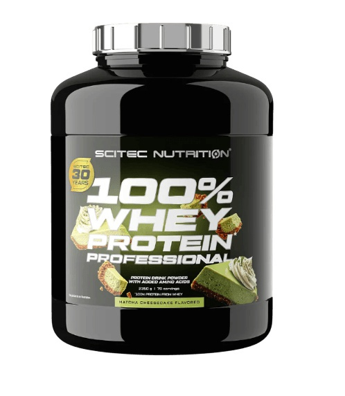 Scitec Nutrition 100% Whey Protein Professional 2350 g Příchuť: Matcha Cheesecake