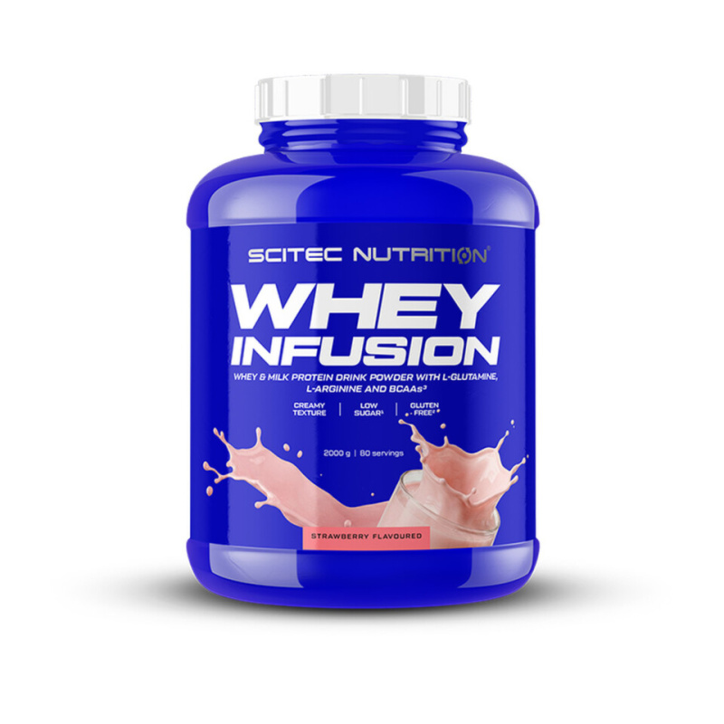 Scitec 100% Whey Infusion 2000 g - jahoda