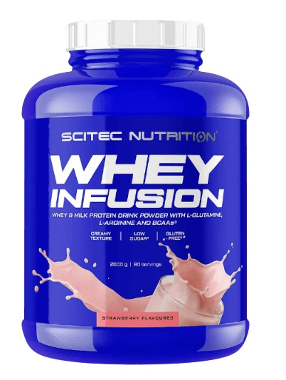 Scitec 100% Whey Infusion 2000 g - jahoda