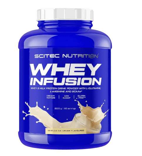 Scitec 100% Whey Infusion 2000 g - vanilková zmrzlina
