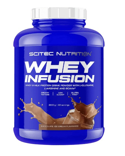 Scitec 100% Whey Infusion 2000 g - čokoládová zmrzlina