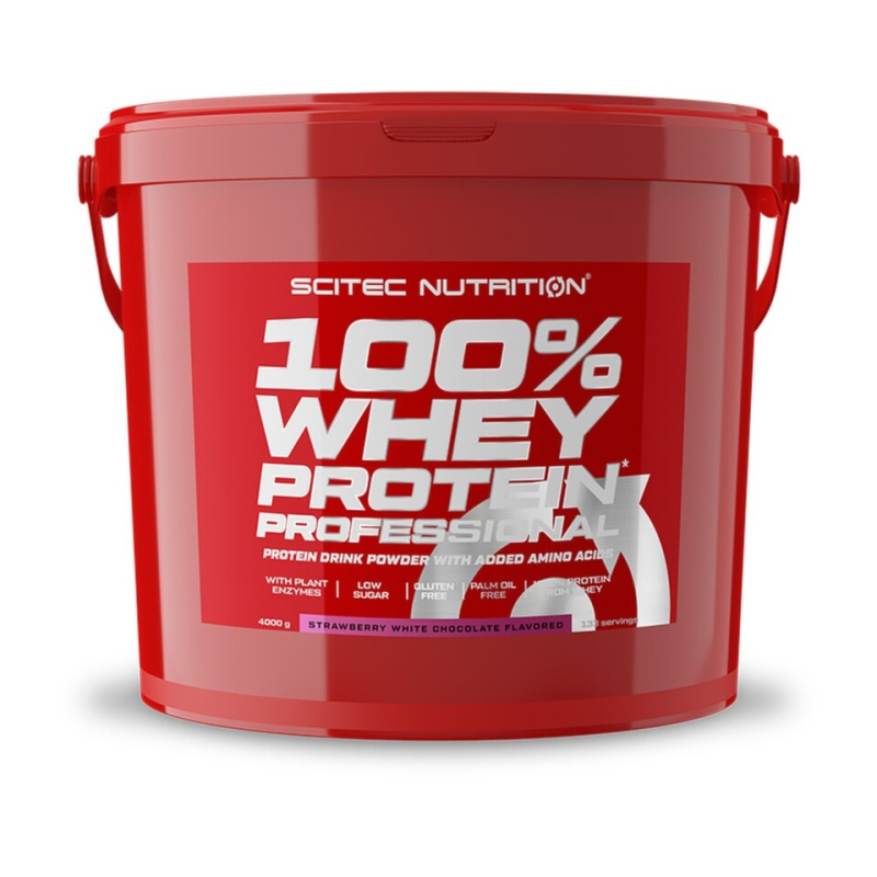 Scitec Nutrition 100% WP Professional 4000 g strawberry white chocolate
