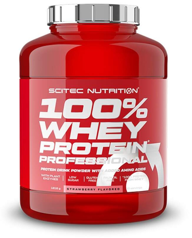 Scitec 100% Whey Protein Professional 2350 g - jahoda